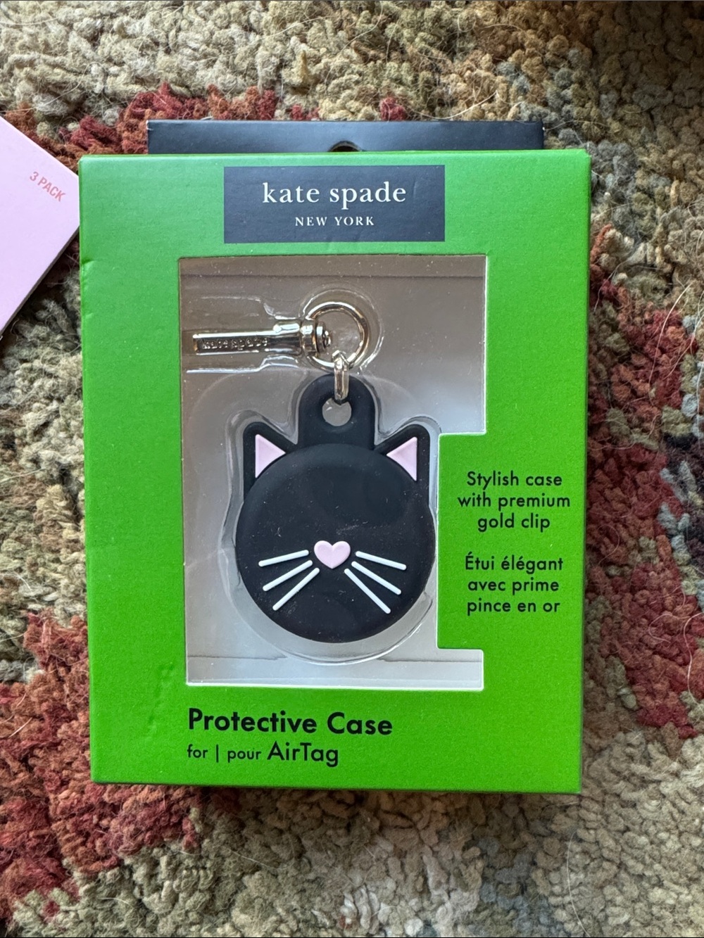 Kate spade AirTag case cat